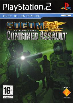 Pochette SOCOM : U.S. Navy Seals Combined Assault version PlayStation 2