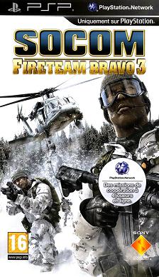 Pochette SOCOM : U.S. Navy SEALs Fireteam Bravo 3 version PSP