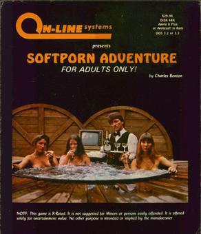 Pochette Softporn Adventure version Atari 800