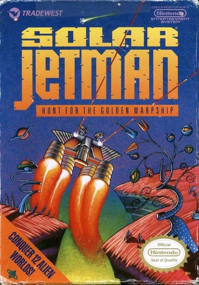 Pochette Solar Jetman : Hunt for the Golden Warpship version NES