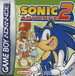 Pochette Sonic Advance 2 version GameBoy Advance