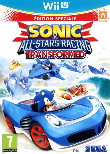 Pochette Sonic & All Stars Racing Transformed version Wii U