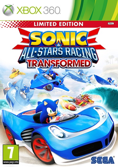 Pochette Sonic & All Stars Racing Transformed version Xbox 360