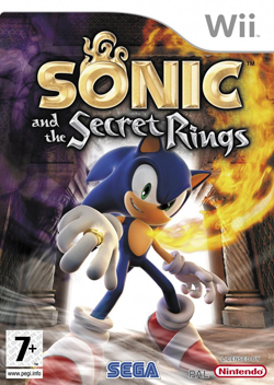 Pochette Sonic and the secret rings version Wii
