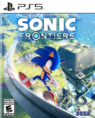 Pochette Sonic Frontiers version PlayStation 5