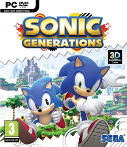 Pochette Sonic Generations version PC Windows