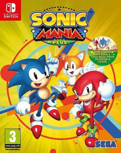 Pochette Sonic Mania Plus version Switch