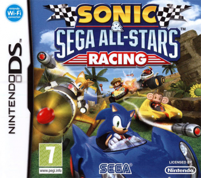 Pochette Sonic & SEGA All-Stars Racing version DS