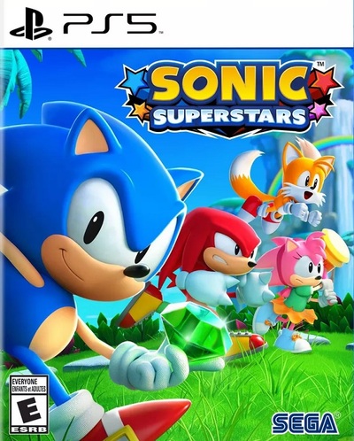 Pochette Sonic Superstars version PlayStation 5
