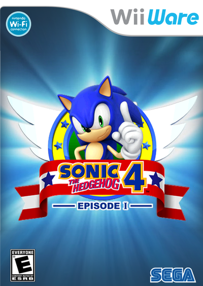 Pochette Sonic the Hedgehog 4 Episode 1 version Wii