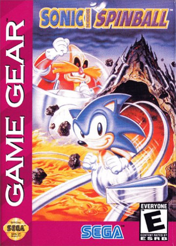 Pochette Sonic Spinball version GameGear