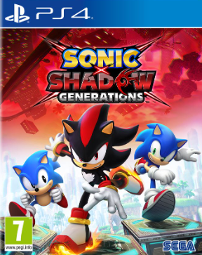 Pochette Sonic X Shadow Generations version PlayStation 4