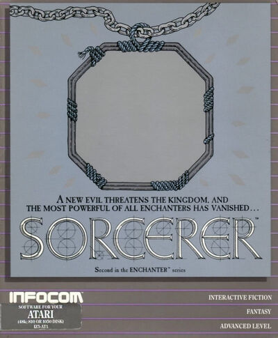 Pochette Sorcerer version Atari 800