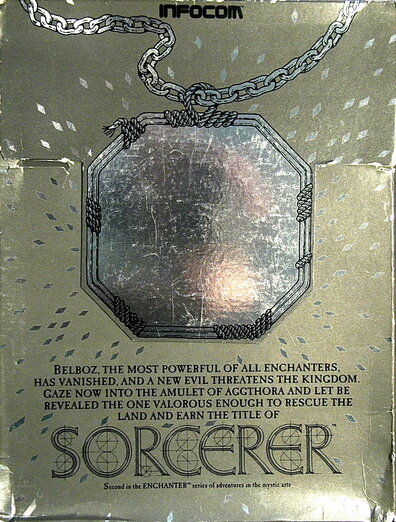 Pochette Sorcerer version PC MS-DOS