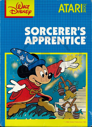 Pochette Sorcerer's Apprentice version Atari 2600