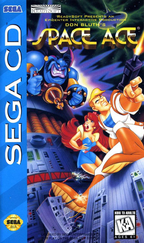 Pochette Space Ace version Mega-CD