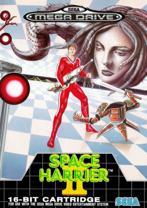 Pochette Space Harrier II version Megadrive