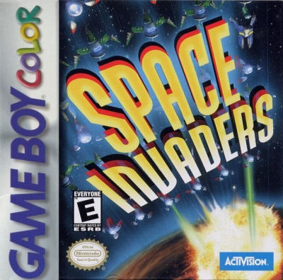 Pochette Space Invaders version GameBoy/Color