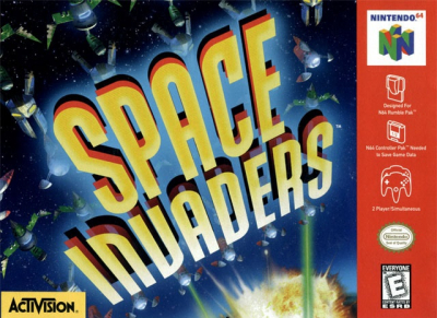 Pochette Space Invaders version Nintendo 64