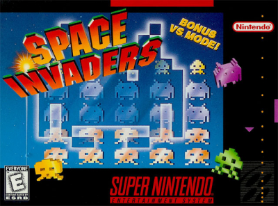 Pochette Space Invaders version Super Nintendo