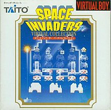 Pochette Space Invaders version Virtual Boy