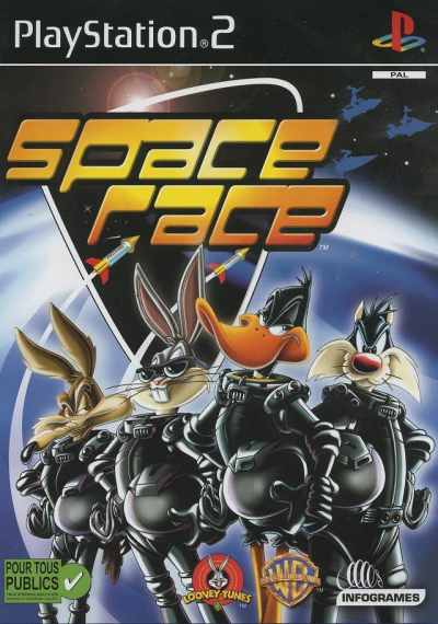 Pochette Space Race version PlayStation 2