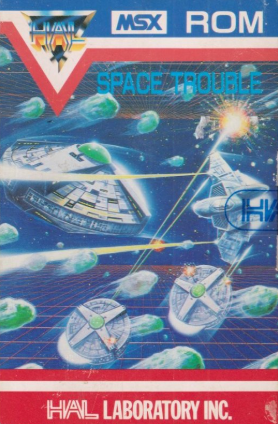 Pochette Space Trouble version MSX