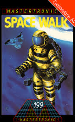 Pochette Space Walk version Commodore 64