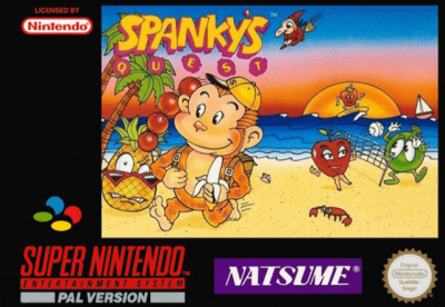 Pochette Spanky's Quest version Super Nintendo