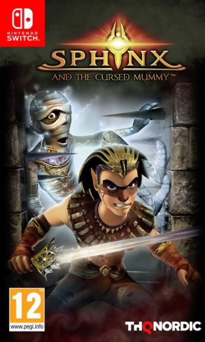 Pochette Sphinx et la malediction de la momie version Switch