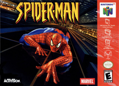 Pochette Spider-Man version Nintendo 64