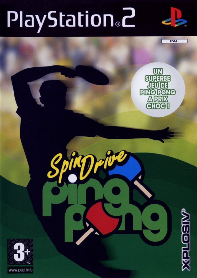 Pochette SpinDrive Ping Pong version PlayStation 2