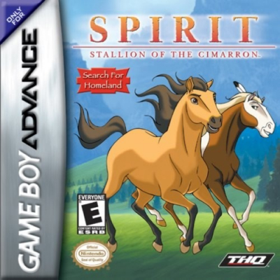 Pochette Spirit : L'Etalon des Plaines version GameBoy Advance