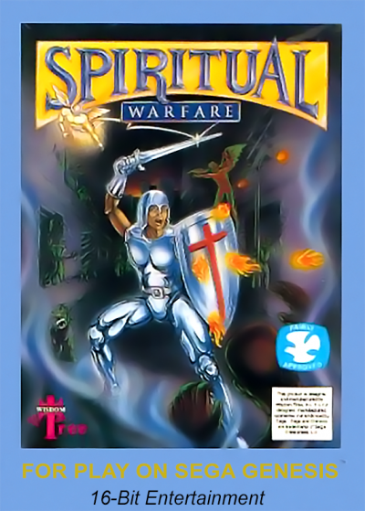 Pochette Spiritual Warfare version Megadrive