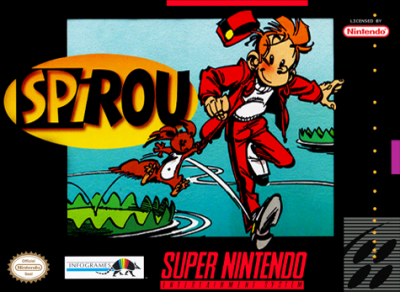 Pochette Spirou version Super Nintendo