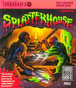 Pochette Splatterhouse version PC-Engine