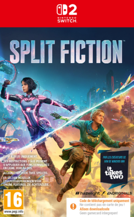 Pochette Split Fiction version Switch 2