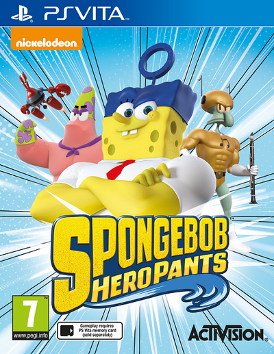 Pochette SpongeBob HeroPants version PSVita