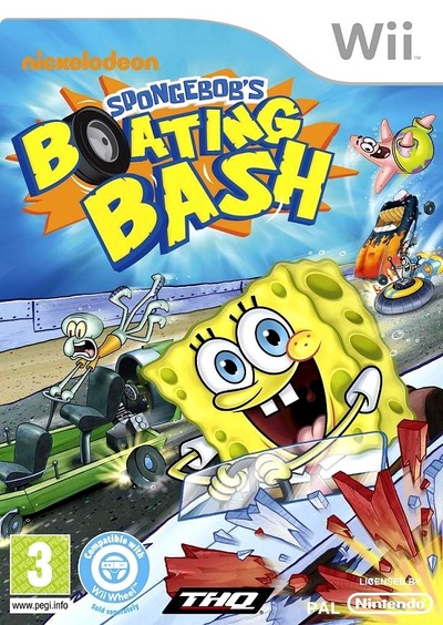 Pochette SpongeBob's Boating Bash version Wii