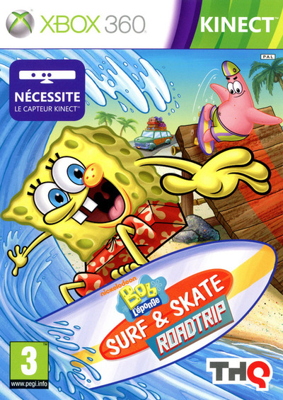 Pochette SpongeBob's Surf & Skate Roadtrip version Xbox 360