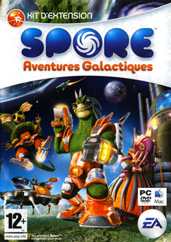 Pochette Spore Aventures Galactiques version PC Windows