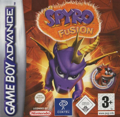 Pochette Spyro : Fusion version GameBoy Advance