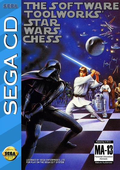 Pochette Star Wars Chess version Mega-CD