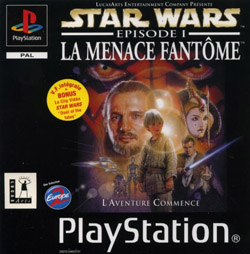 Pochette Star Wars Episode I : la menace fantôme version PlayStation