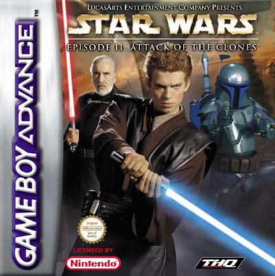 Pochette Star Wars Episode II : Attack of the Clones version GameBoy Advance