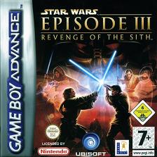 Pochette Star Wars Episode III : La revanche des Sith version GameBoy Advance