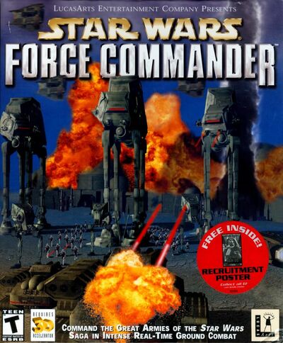 Pochette Star Wars : Force Commander version PC Windows