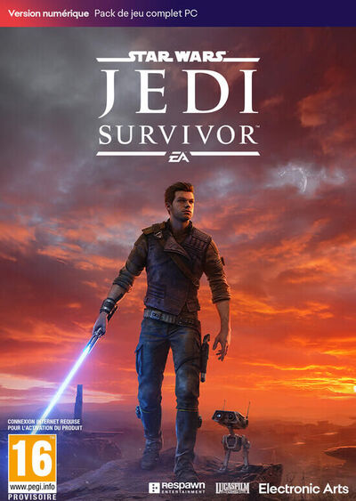 Pochette Star Wars Jedi : Survivor version PC Windows