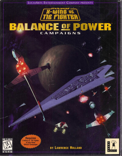Pochette Star Wars : X-Wing vs. Tie Fighter - Balance of Power Campaigns version PC Windows