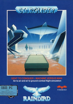 Pochette Starglider version PC MS-DOS
